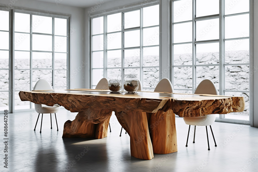 Rustic live edge dining table deals