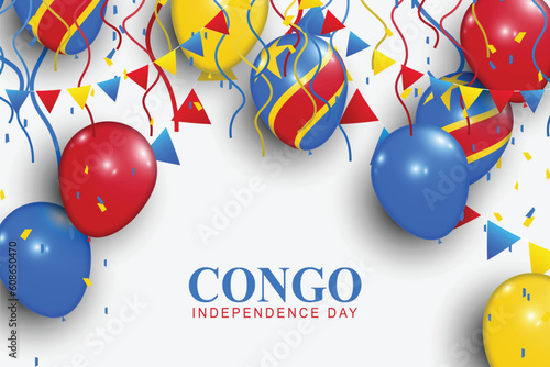 Congo Independence Day background.