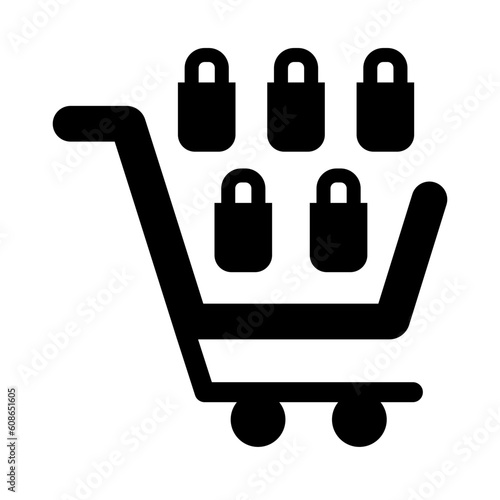 Overconsumption Glyph Icon Design