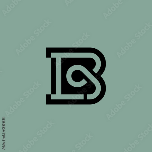 modern initial letter B and number 9 monogram logo