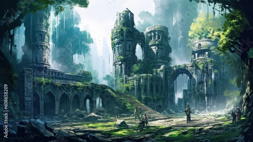 Fantasy Ruins Artwork