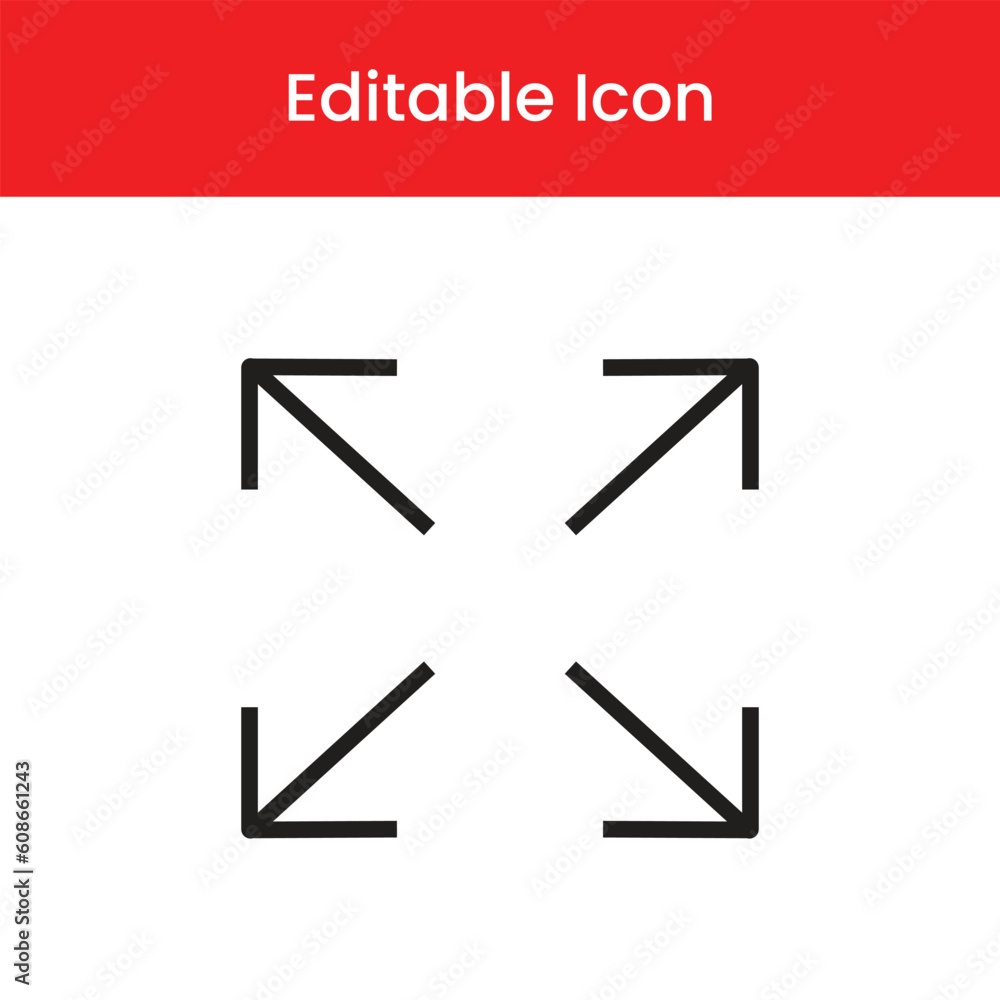 Full screen icon, Full screen outline icon, Full screen vector icon Full screen icon, Full screen outline icon, Full screen vector icon