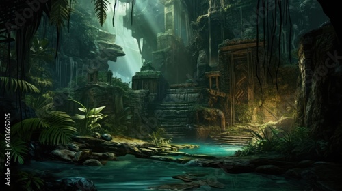 Game Art Mysterious places