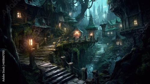 Game Art Mysterious places