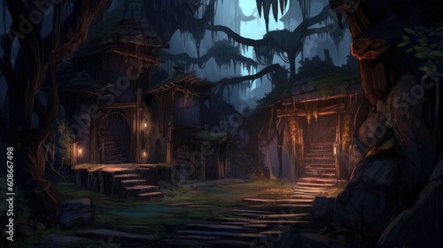 Game Art Mysterious places