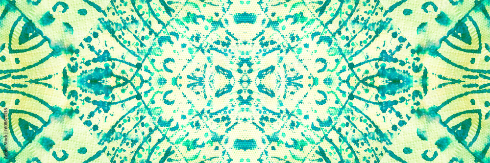 Mint Tribal Ethnic Seamless. Sage Ethnic Design.