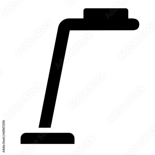 metal detector glyph icon