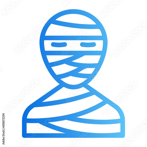 mummy gradient icon