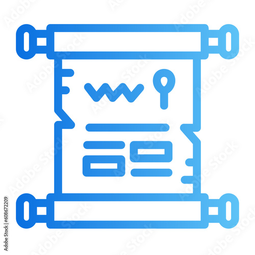 papyrus gradient icon