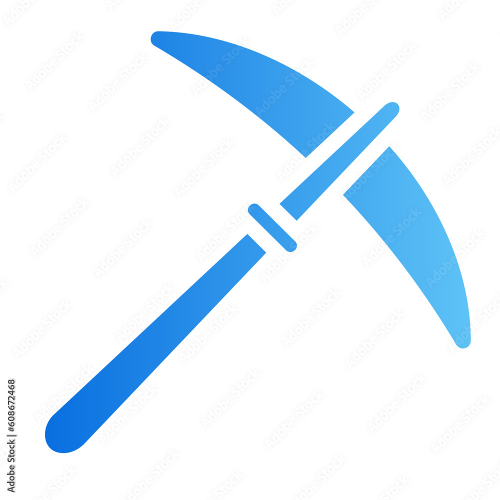 pickaxe gradient icon pickaxe gradient icon