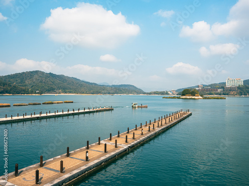 beatuful lake view at Sun Moon Lake  Taiwan.