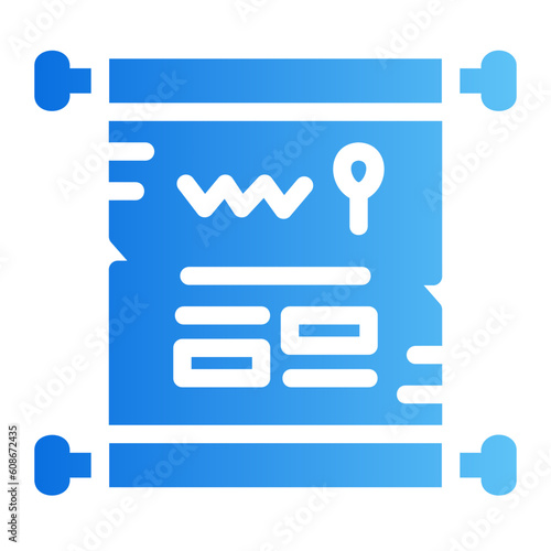 papyrus gradient icon