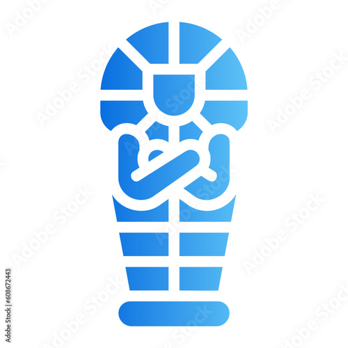 sarcophagus gradient icon