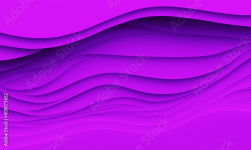 Abstract wave shapes, purple background design, modern illustration