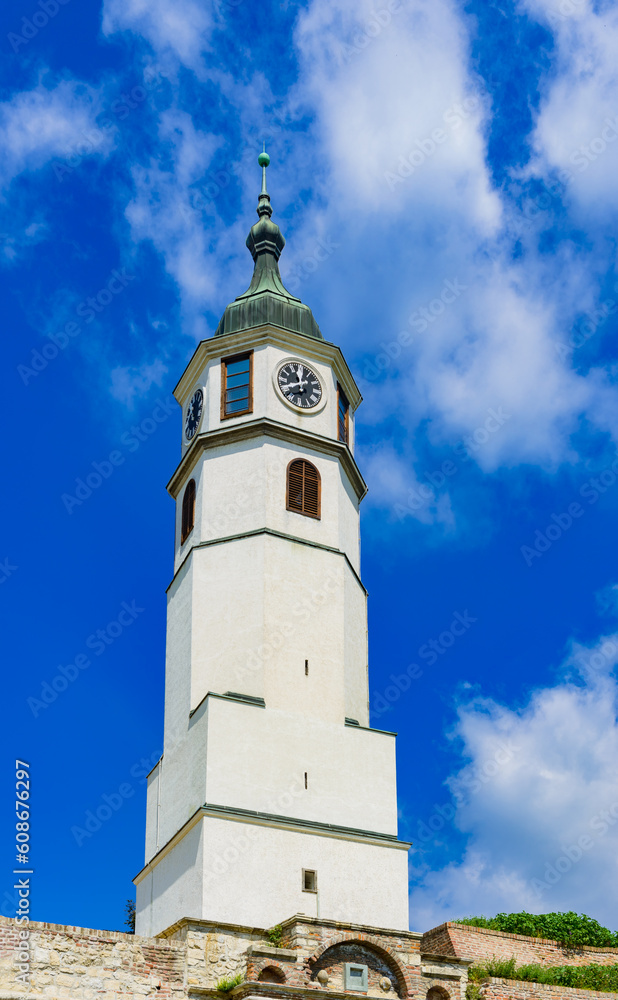 Clock tower in Fortress in Belgrade. Serbia Clock tower in Fortress in Belgrade. Serbia