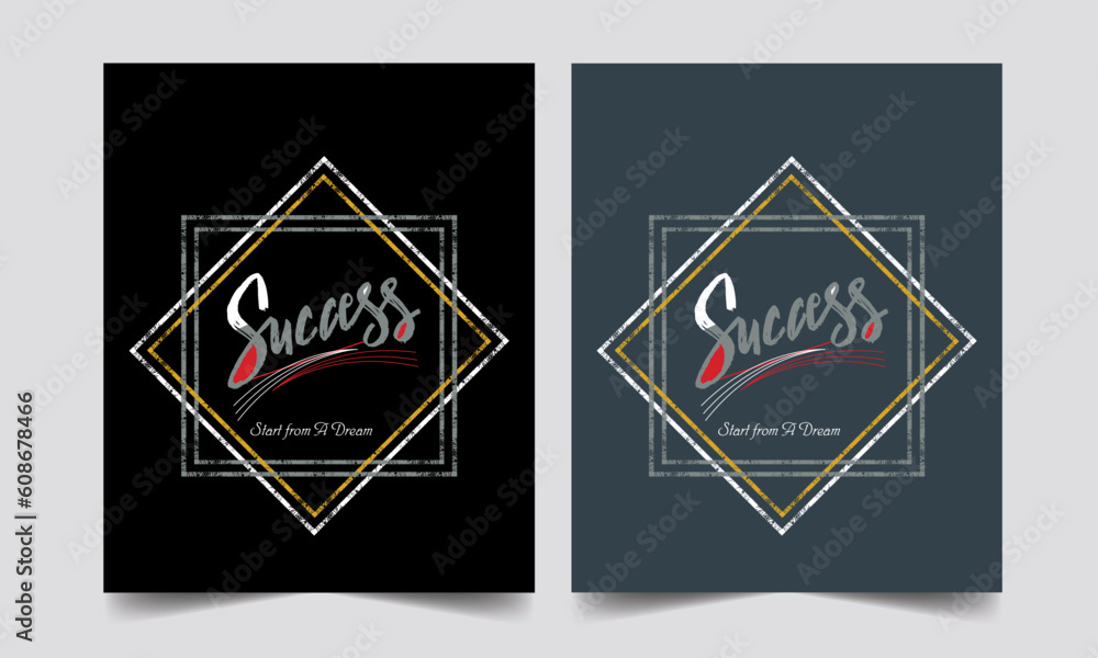 vector Success start from a dream vector t shirt design vector Success start from a dream vector t shirt design