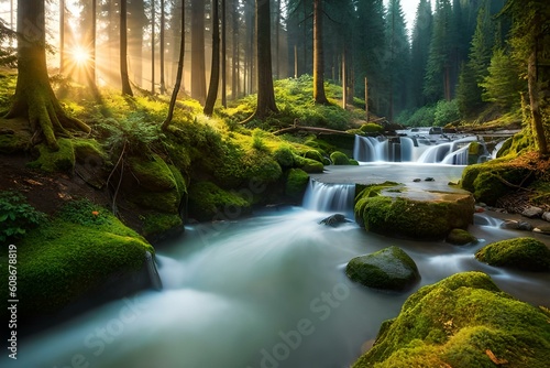 waterfall in the forest