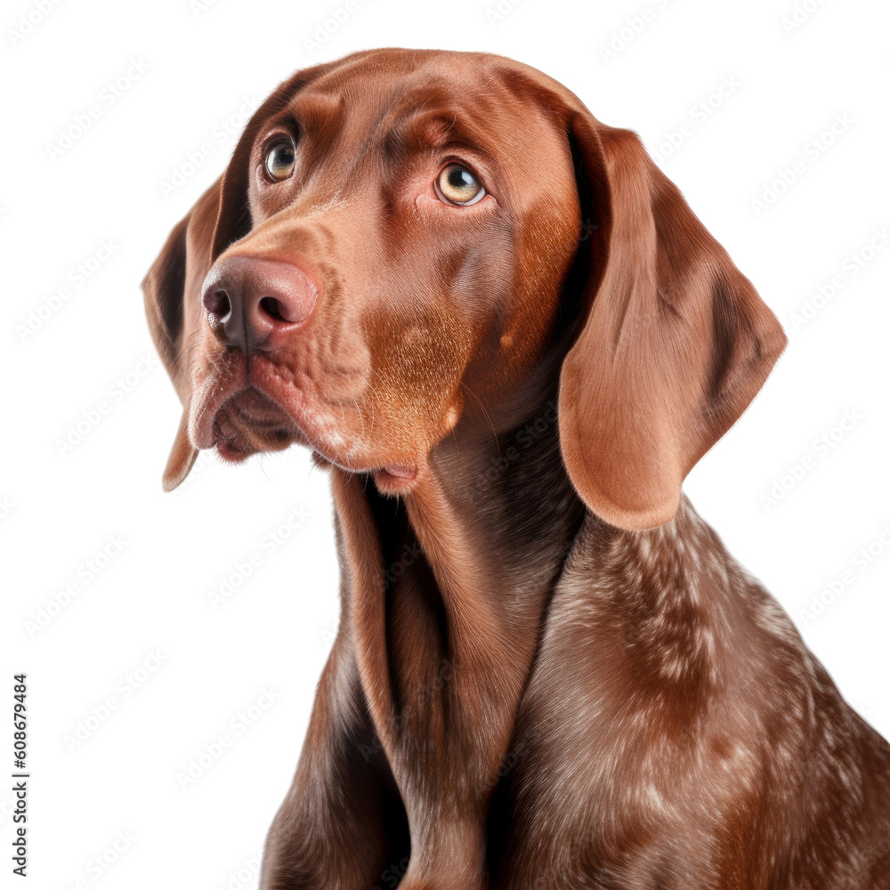 portrait of a dog isolated on transparent background cutout portrait of a dog isolated on transparent background cutout
