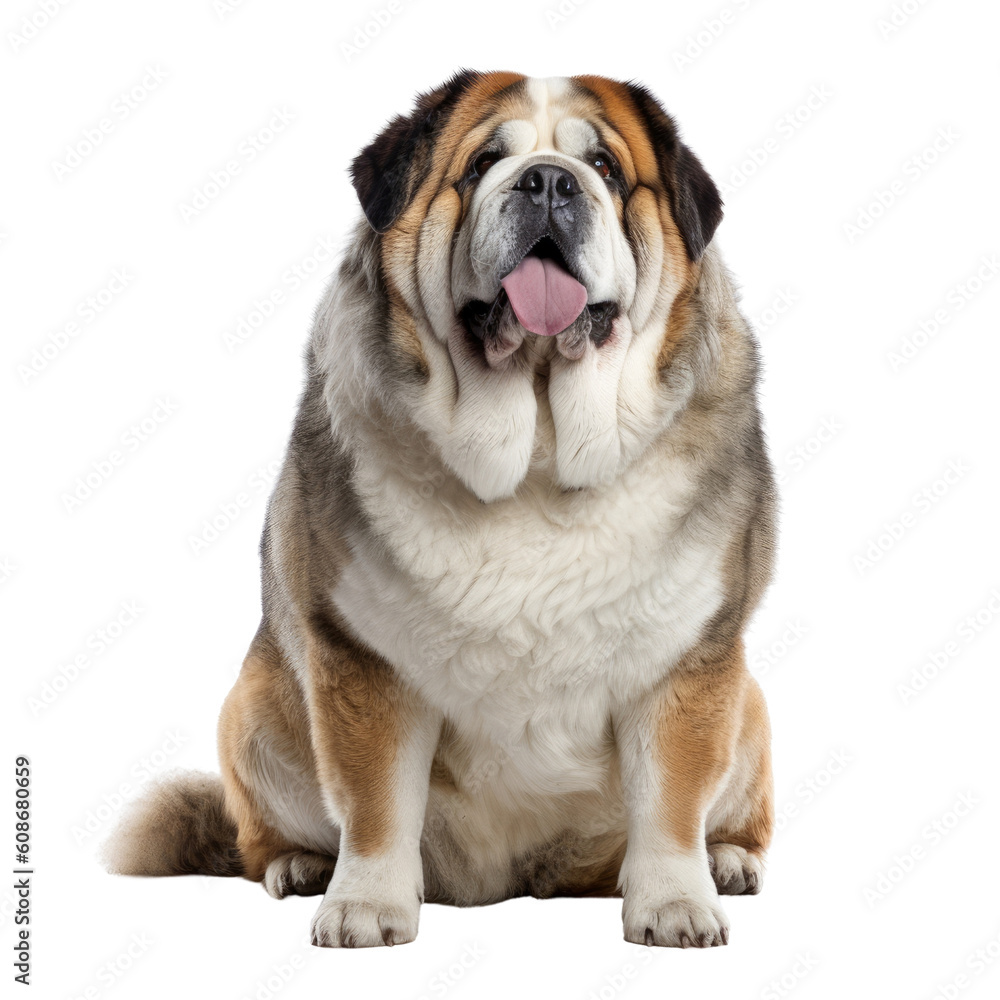 bulldog puppy isolated on transparent background cutout