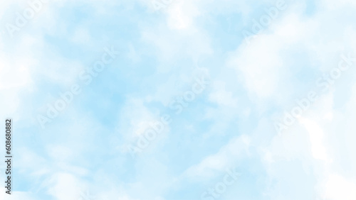 Blue sky white cloud white background. Sky and White Cloud Background
