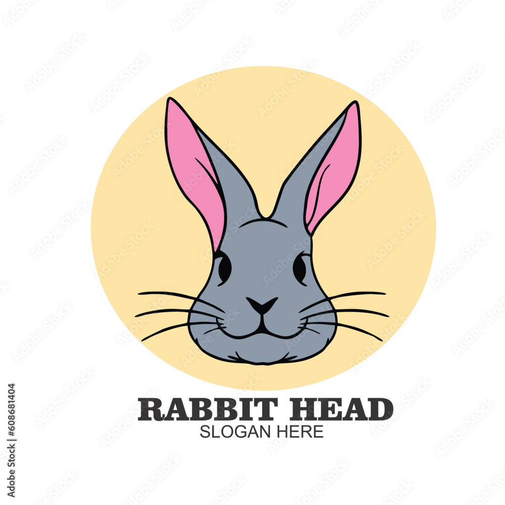 Fototapeta premium Free design logo icon illustration rabbit
