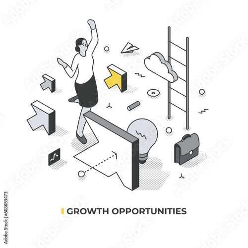 Growth Opportunities Isometric Scene