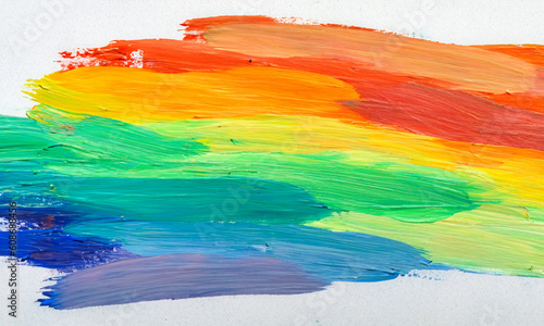 Pride Month - LGBTQ+ Abstrakter dynamischer Hintergrund Symbolbild mit den bunten Farben des Regenbogens