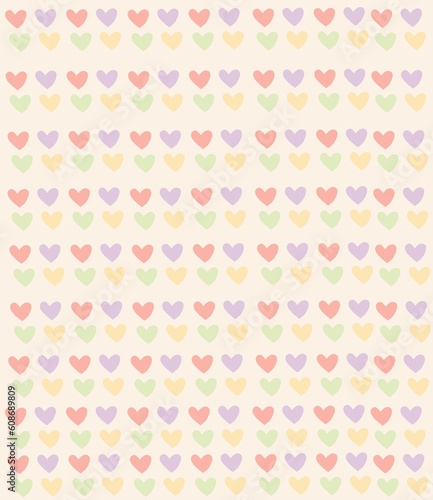 colorful heart background