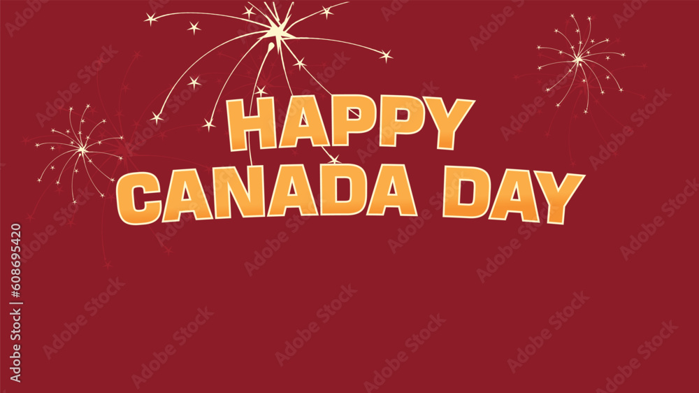 canada day celebration background