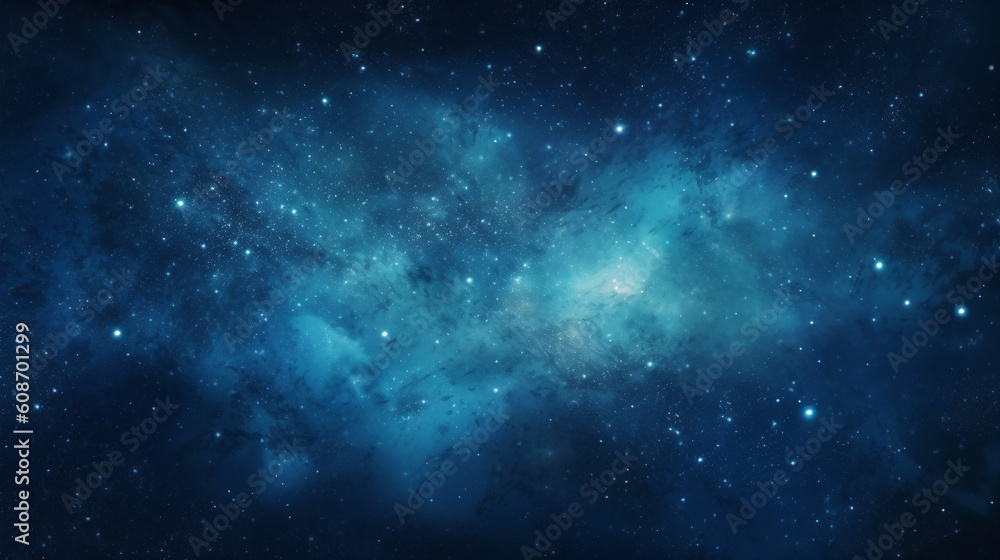 Fototapeta premium stars in an blue space background