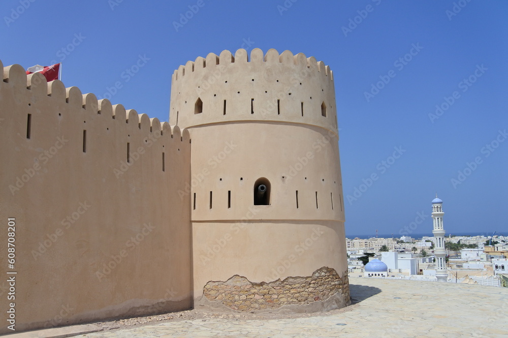 Das Sunaysilah Fort in Sur im Oman
