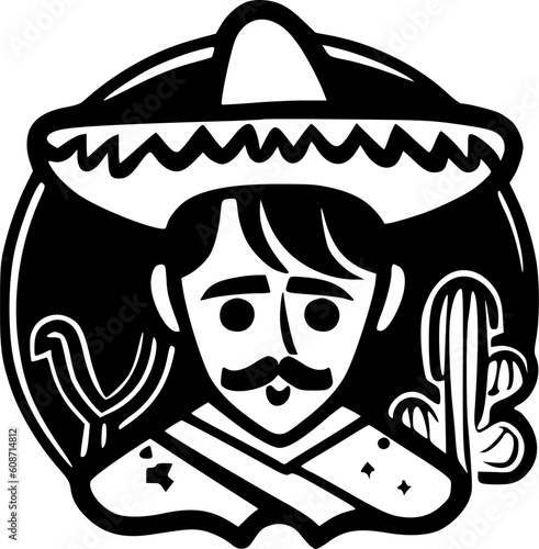 Mexican - High Quality Vector Logo - Vector illustration ideal for T-shirt graphic