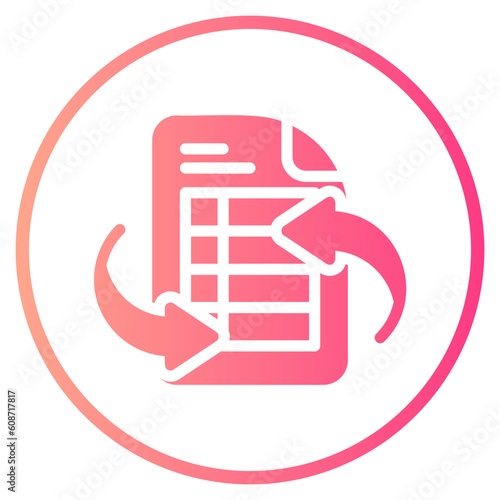 revision gradient icon