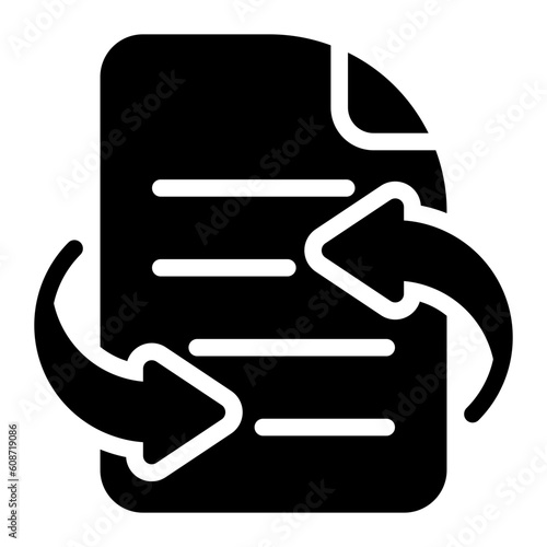 revision glyph icon