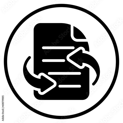 revision glyph icon