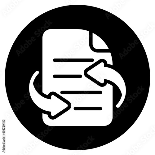 revision glyph icon