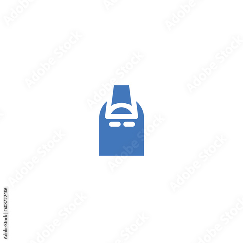 finger nail spa solid icon