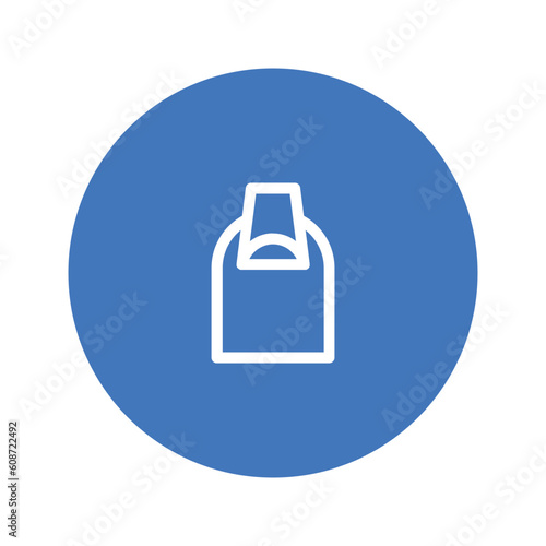 finger nail spa solid icon