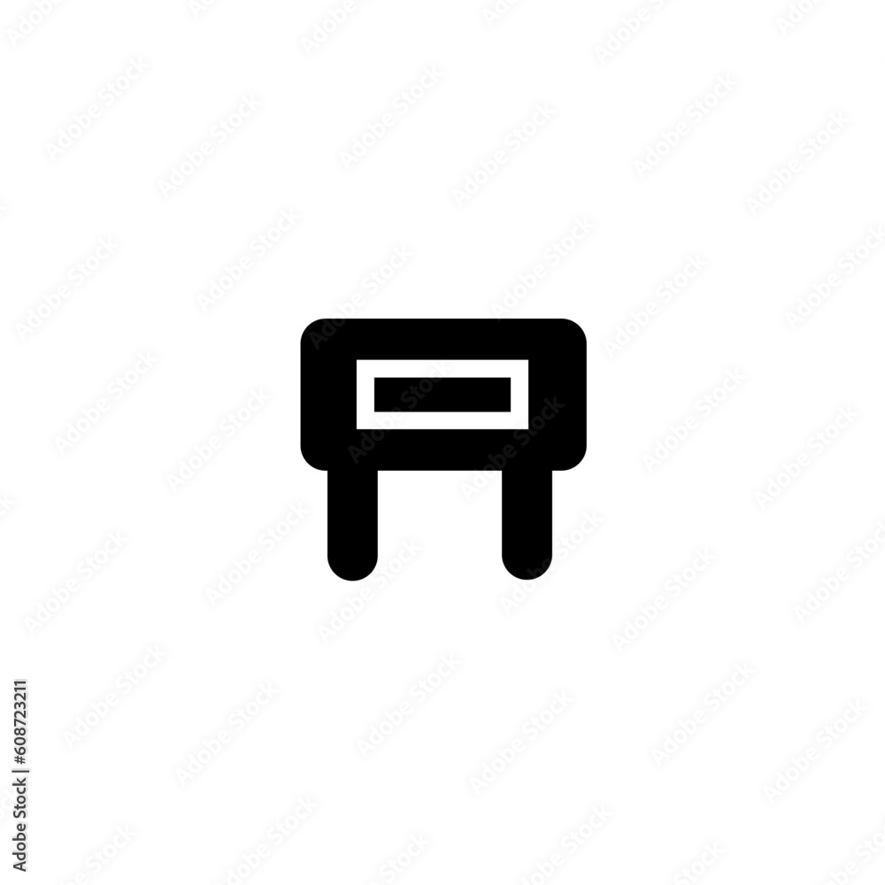 sauna bench wood solid icon sauna bench wood solid icon