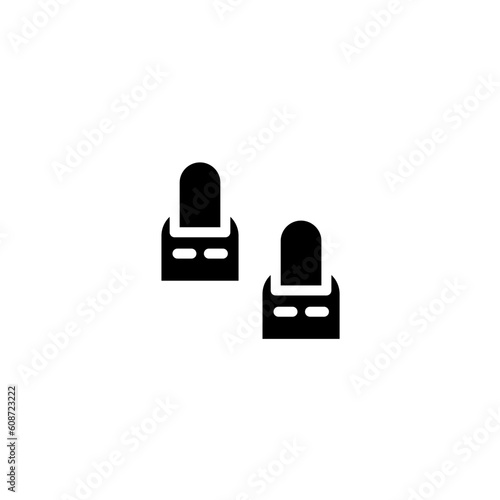 shiner nail service solid icon