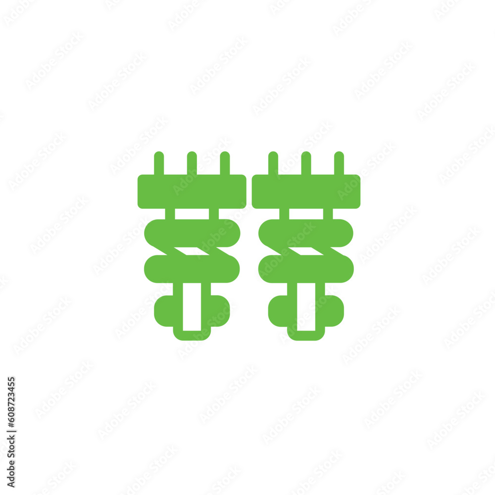 repair service shock solid icon repair service shock solid icon