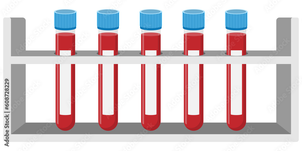 red blood cells test tubes of care testing of a routine part of preventive health with text space beside the tube on white transparent background, Vector illustration 01 red blood cells test tubes of care testing of a routine part of preventive health with text space beside the tube on white transparent background, Vector illustration 01