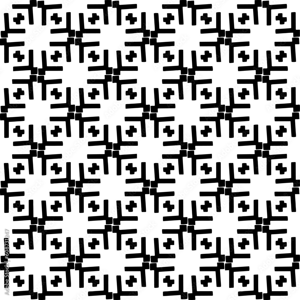 Seamless vector background with repeat pattern. Black and white color. Perfect for fashion, textile design, cute themed fabric, on wall paper, wrapping paper, fabrics and home decor. Seamless vector background with repeat pattern. Black and white color. Perfect for fashion, textile design, cute themed fabric, on wall paper, wrapping paper, fabrics and home decor.