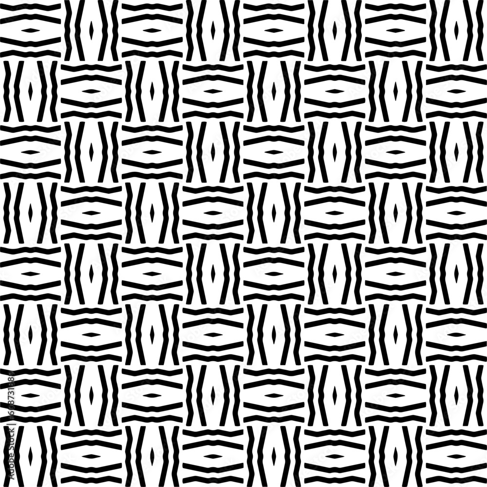Seamless vector background with repeat pattern. Black and white color. Perfect for fashion, textile design, cute themed fabric, on wall paper, wrapping paper, fabrics and home decor. Seamless vector background with repeat pattern. Black and white color. Perfect for fashion, textile design, cute themed fabric, on wall paper, wrapping paper, fabrics and home decor.