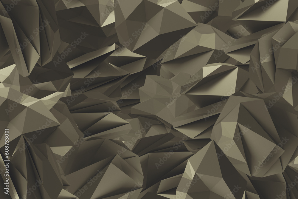 Obraz premium Low Poly or Polygonal Abstract 3D Backgrounds