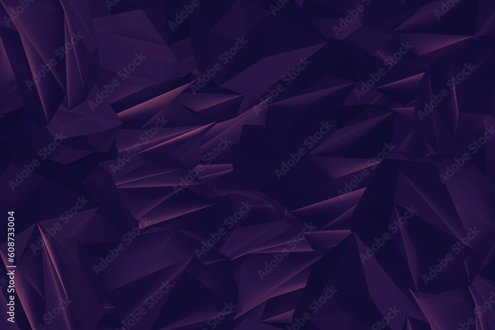 Fototapeta premium Low Poly or Polygonal Abstract 3D Backgrounds