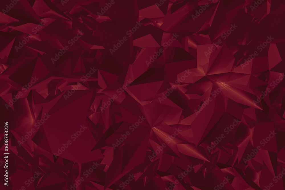 Low Poly or Polygonal Abstract 3D Backgrounds