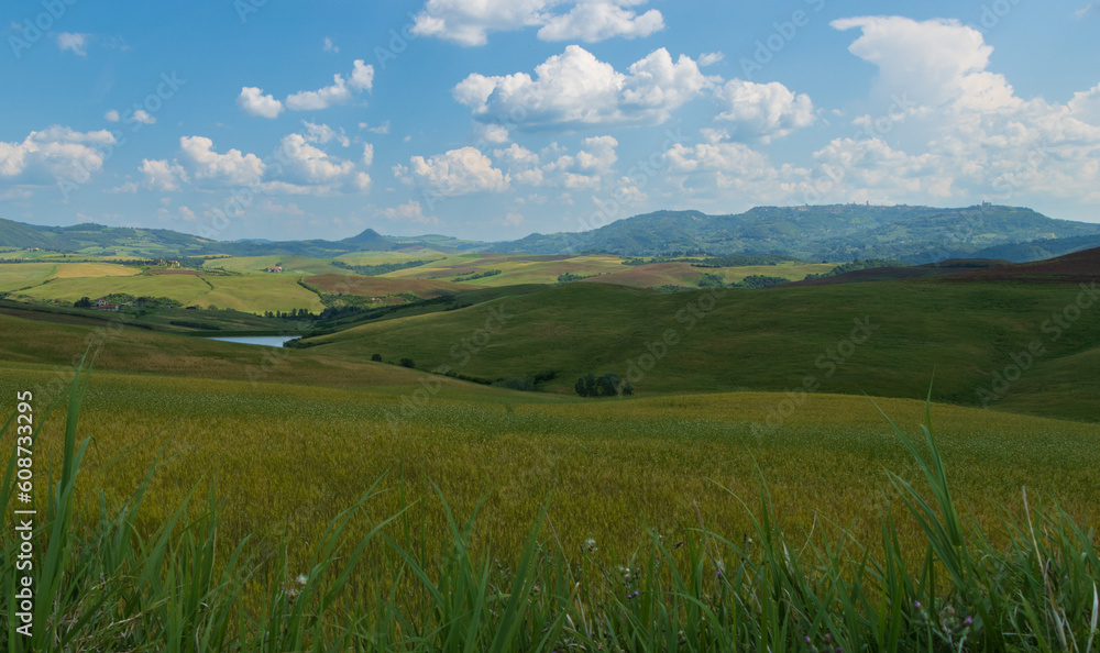 Tuscan landscape near Volterra