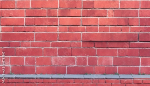 red brick wall Brick Wall Background Generate by AI