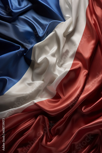 Blue, white, Red. The French flag. Generative AI